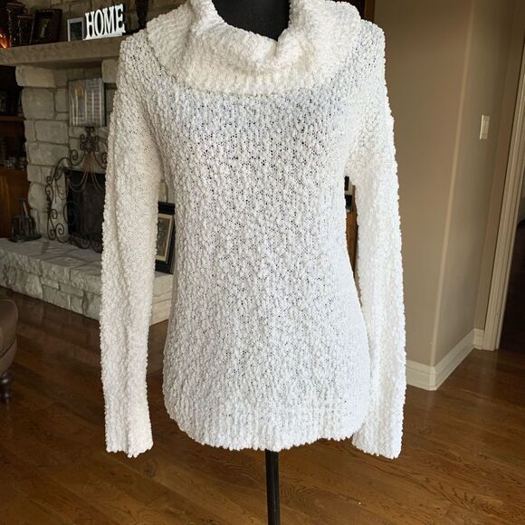 Pink Republic White ‎ Cowl Neck Sweater - Picture 8 of 10